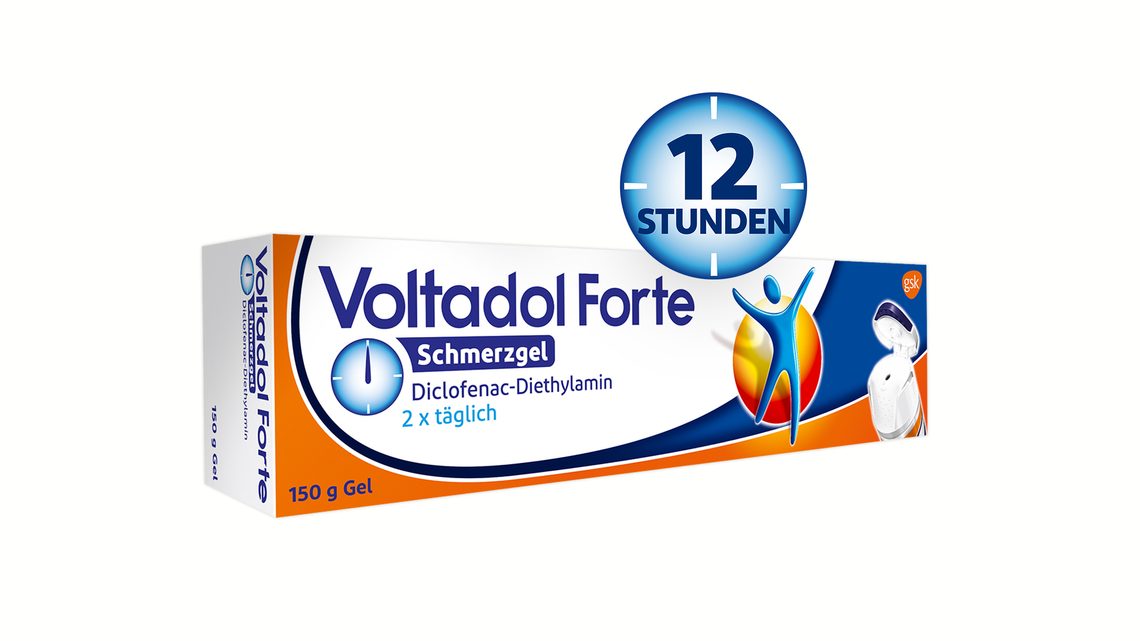 Voltadol Forte Schmerzgel:<br/>Die Alternative zur Schmerztablette